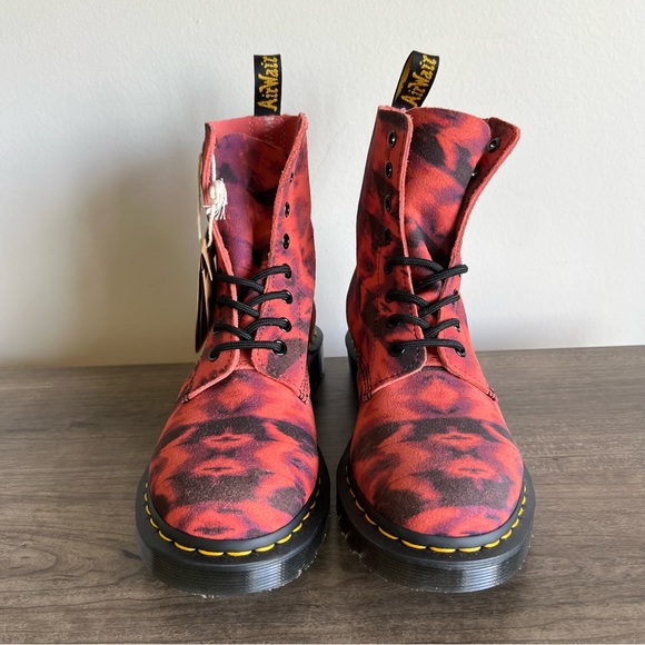 Dr. Martens 1460 Pascal Tie Dye Soft Suede Leather Lace Up Boot NEW Size 9 - Picture 6 of 10